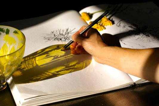 Light, Glass, Drawing