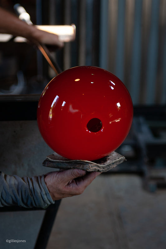 Glassmaking - Making Pieces for 'A Portrait of Place'