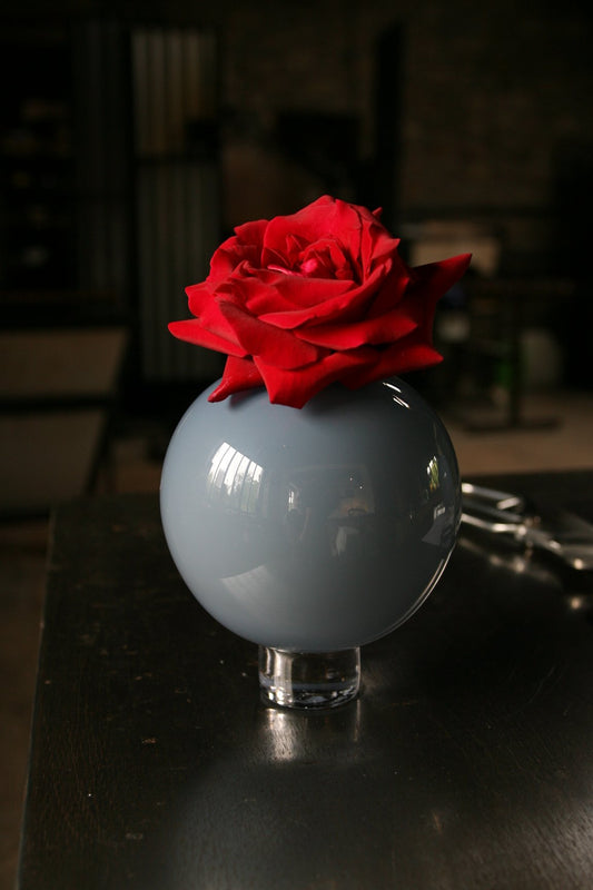 Large French Grey Vases