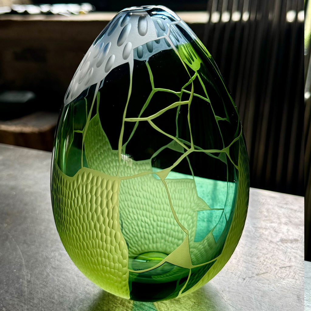 Blue & Green Egg Number 25
