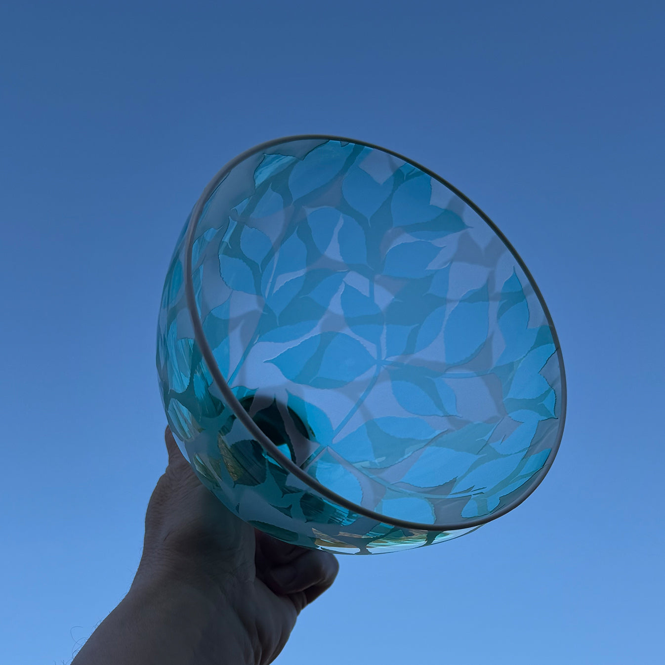 Dancing Leaves - Steel Green with Steel Green Rim