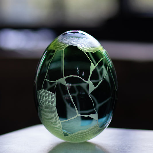 Blue & Green Egg Number 7