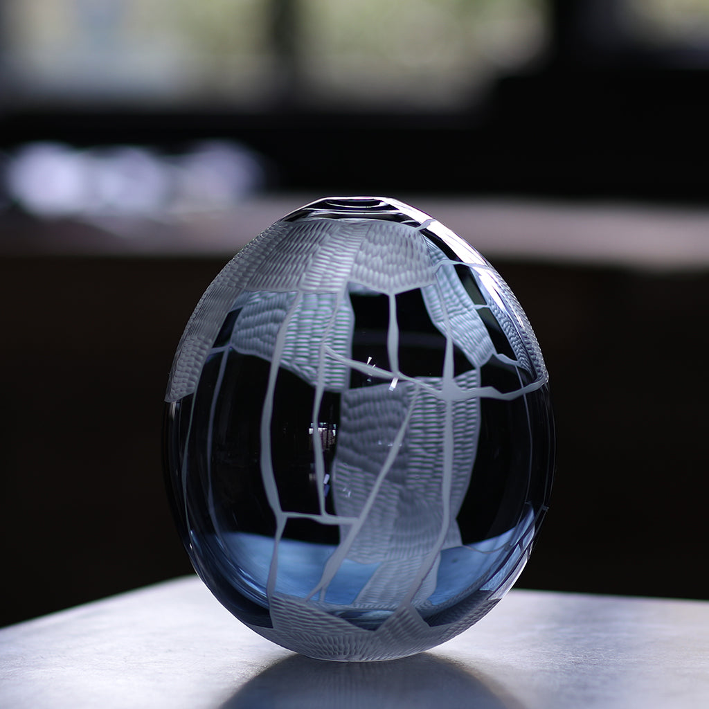 Steel Blue & Steel Blue Egg Number 8