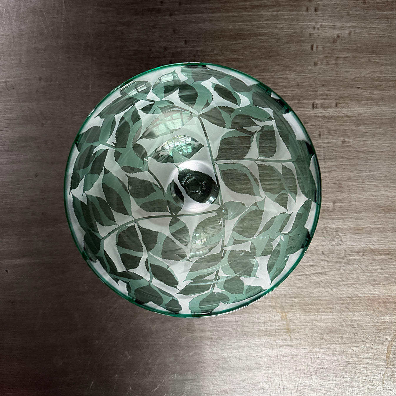Dancing Leaves - Steel Green with Steel Green Rim