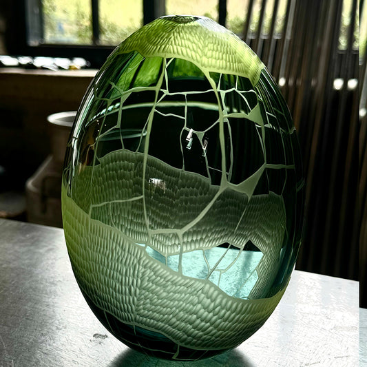 Blue & Green Egg Number 21
