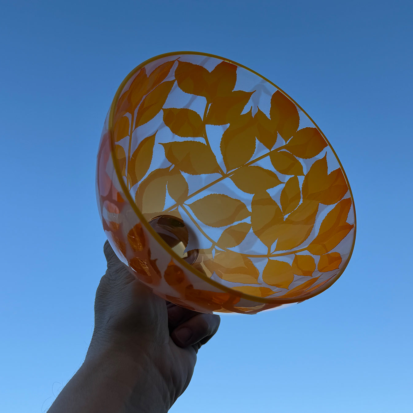 Dancing Leaves - Orange