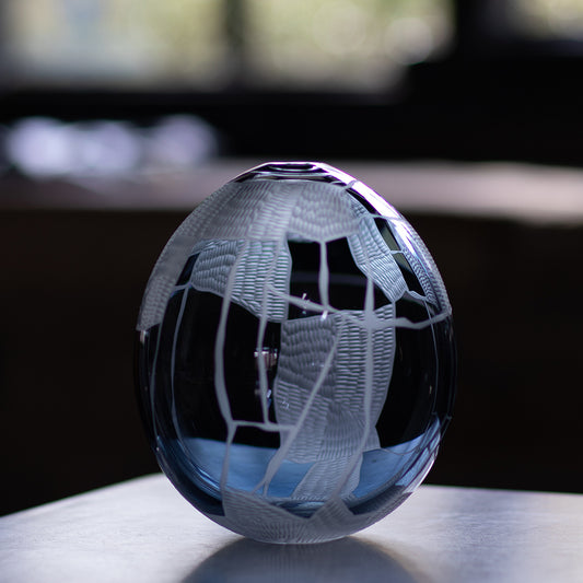 Steel Blue & Steel Blue Egg Number 8
