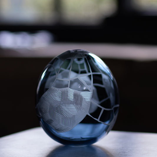 Steel Blue & Steel Blue Egg Number 9