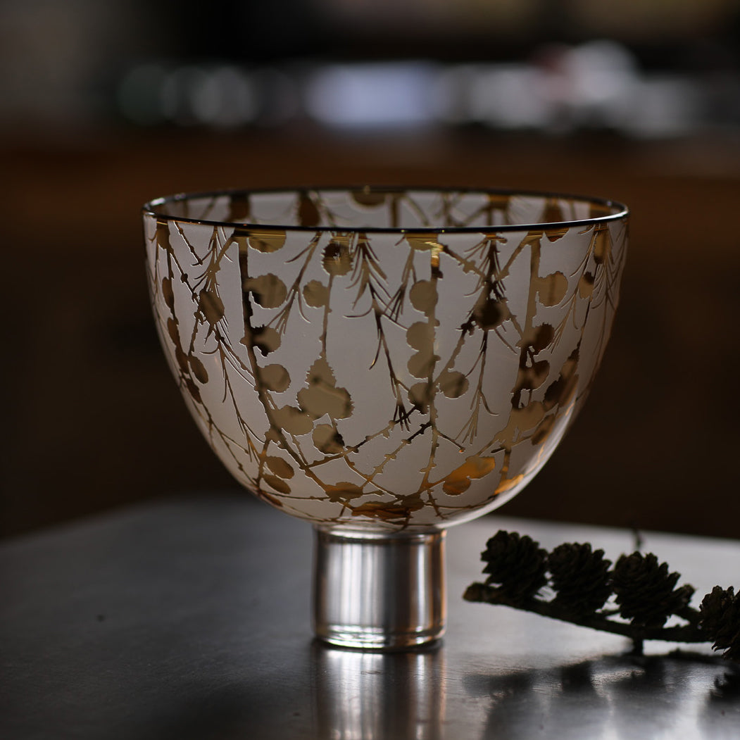 Large Golden Larch Bowl