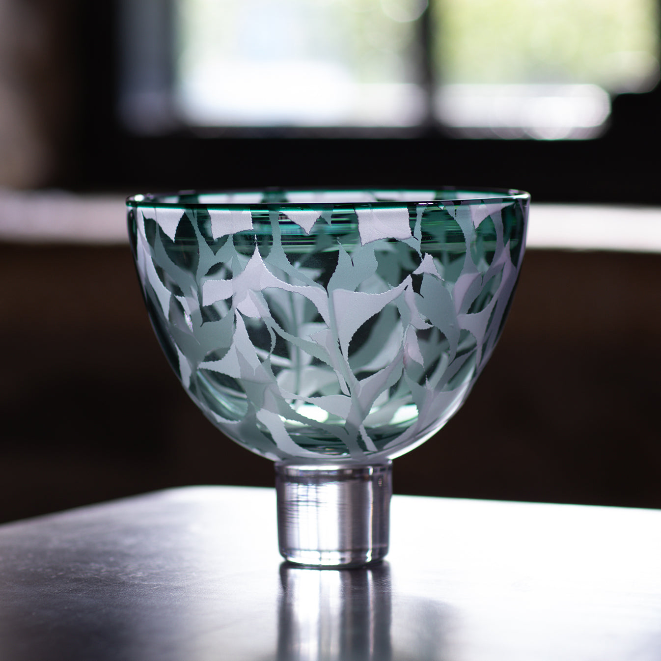 Dancing Leaves - Steel Green with Steel Green Rim